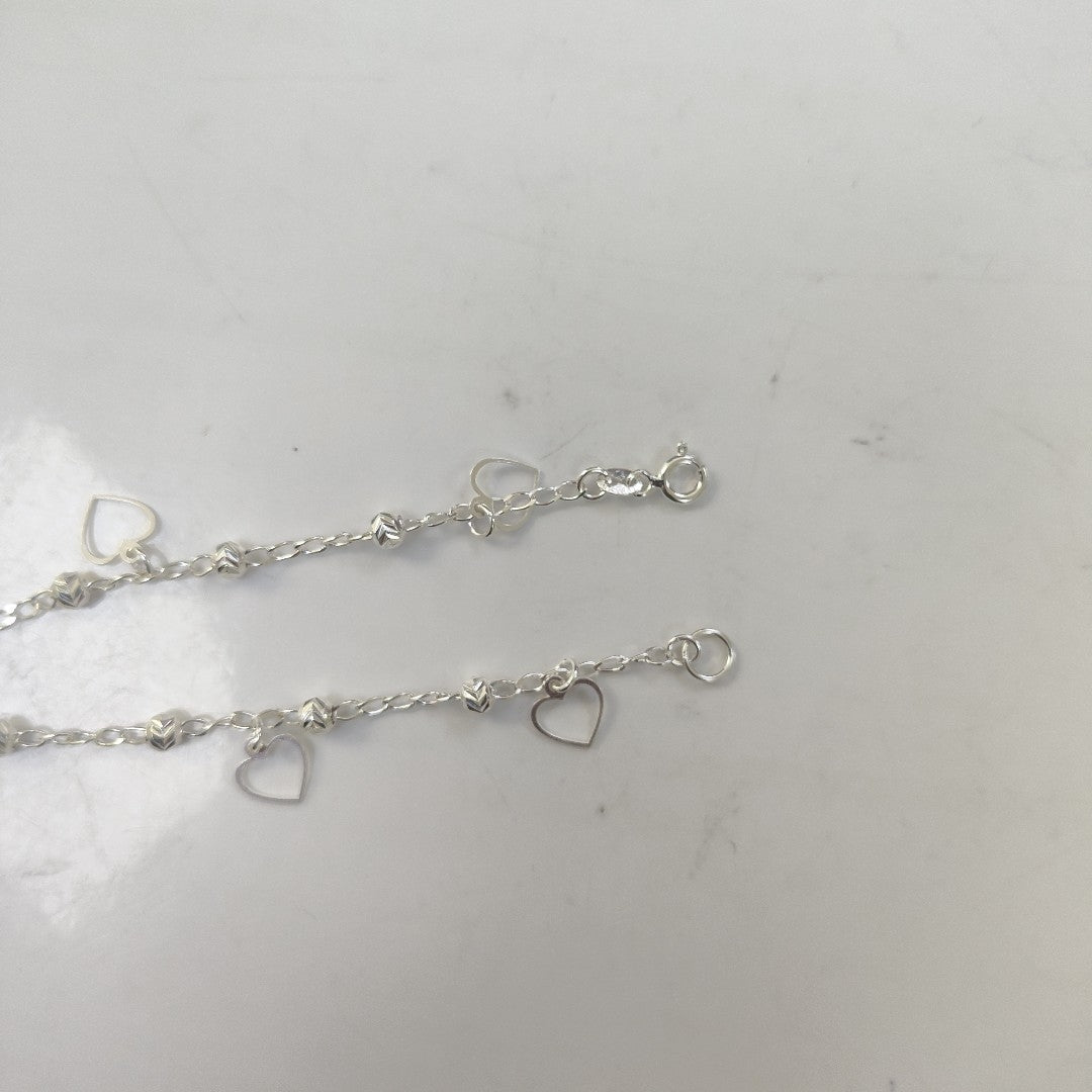 PULSERA TEJIDO ESPECIAL PLATA .925 18 CM 2.6 GR (NUEVO)