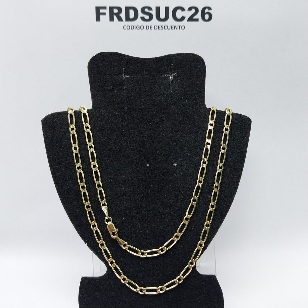 CADENAS 1X1 ORO 14K 55 CM 7.4 GR (NUEVO)