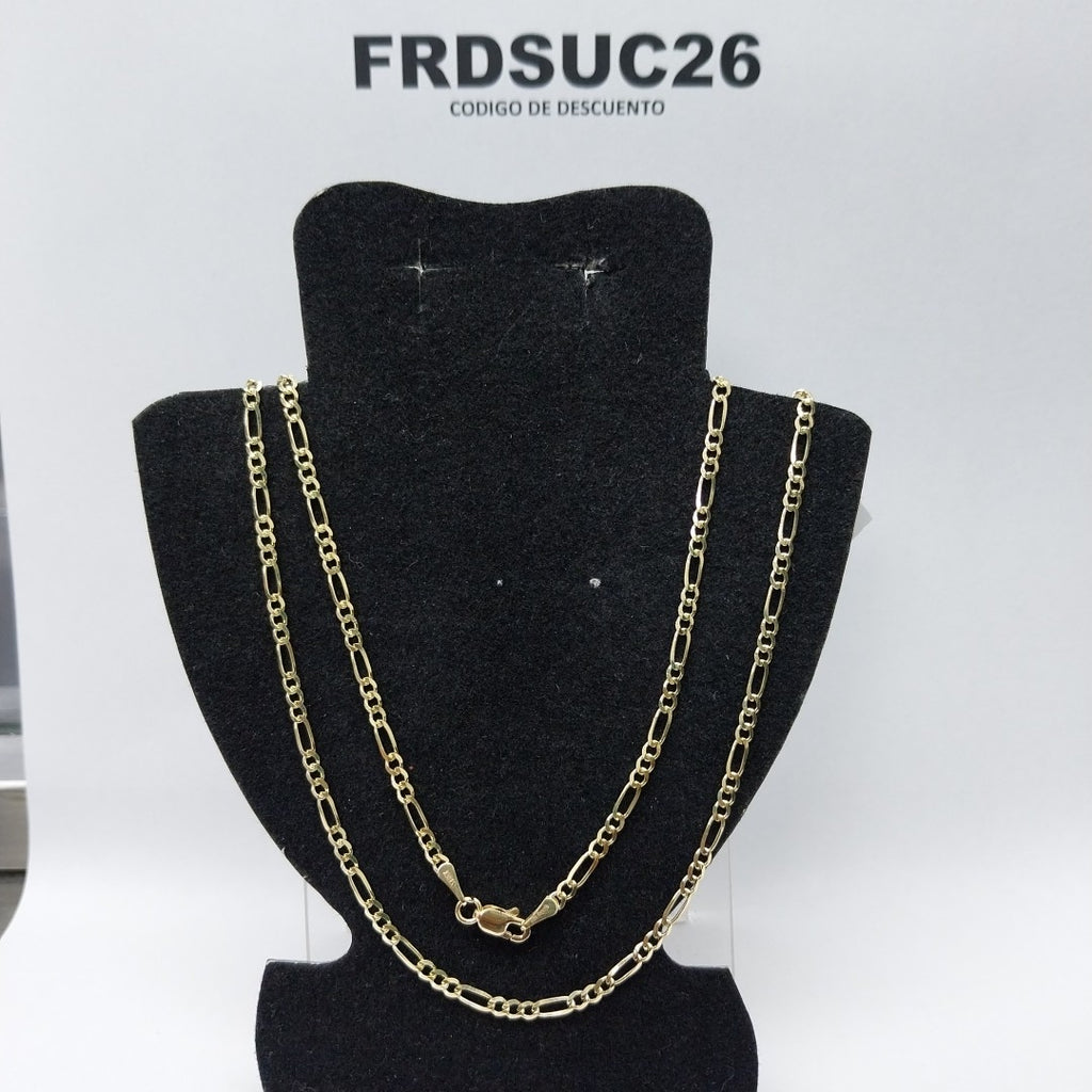 CADENAS 3X1 ORO 14K 55 CM 5.1 GR (NUEVO)