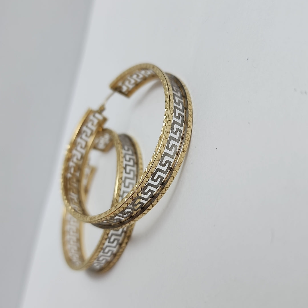 ARRACADAS PAR ORO COMBINADO 10 K 7.9 GRMS (SEMINUEVO)