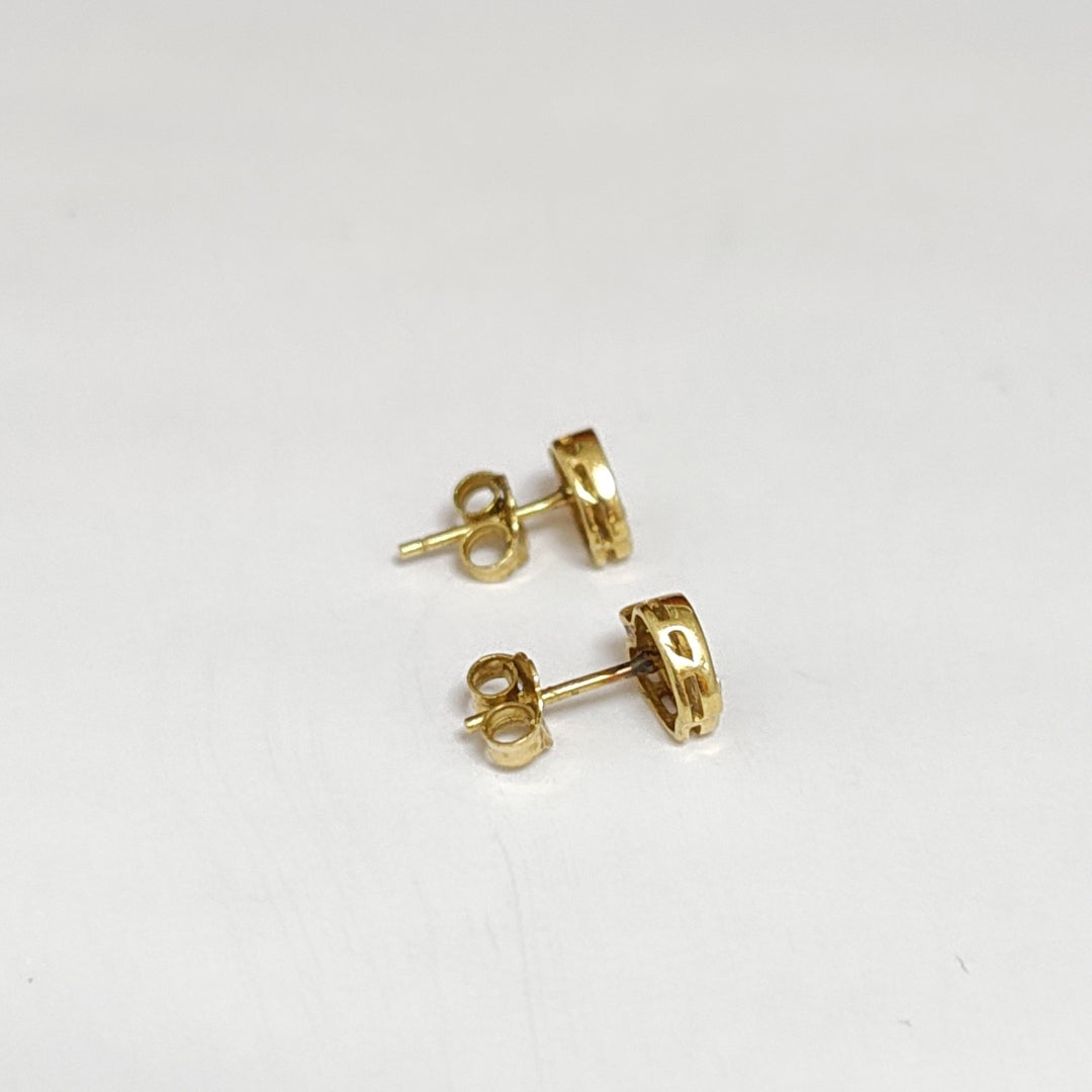 BROQUELES PAR ORO 14 K 1,70 GRMS (SEMINUEVO)