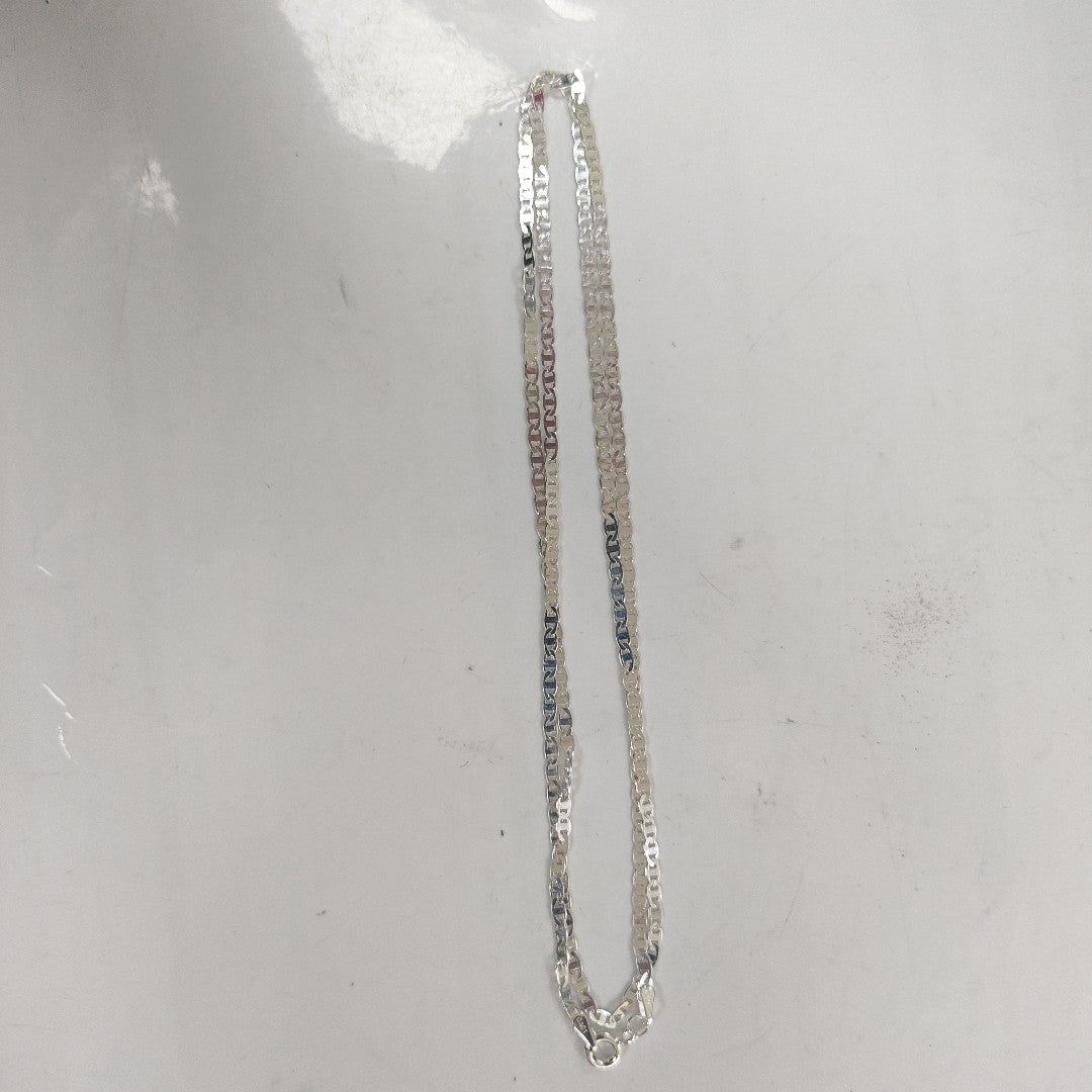 CADENA TEJIDO ESPEJO PLATA .925 60 CM 4.3 GR (NUEVO)