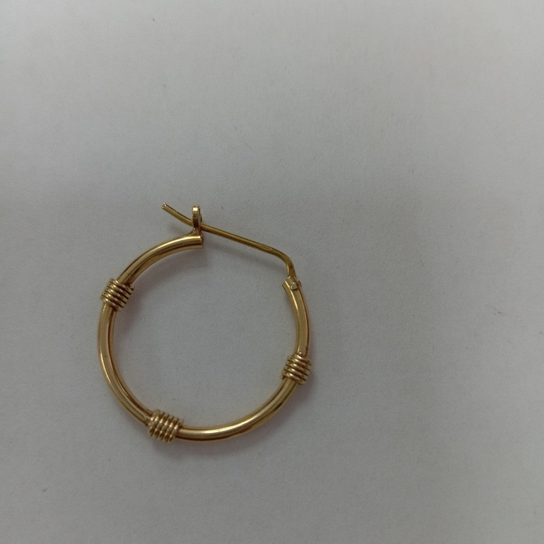 ARRACADAS PAR ORO 14 K 2.3 GRMS (SEMINUEVO)