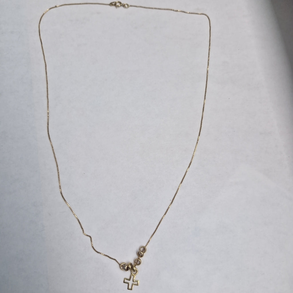CADENA, GARGANTILLA ORO, ORO COMBINADO 14 K 1.6 GRMS (SEMINUEVO)