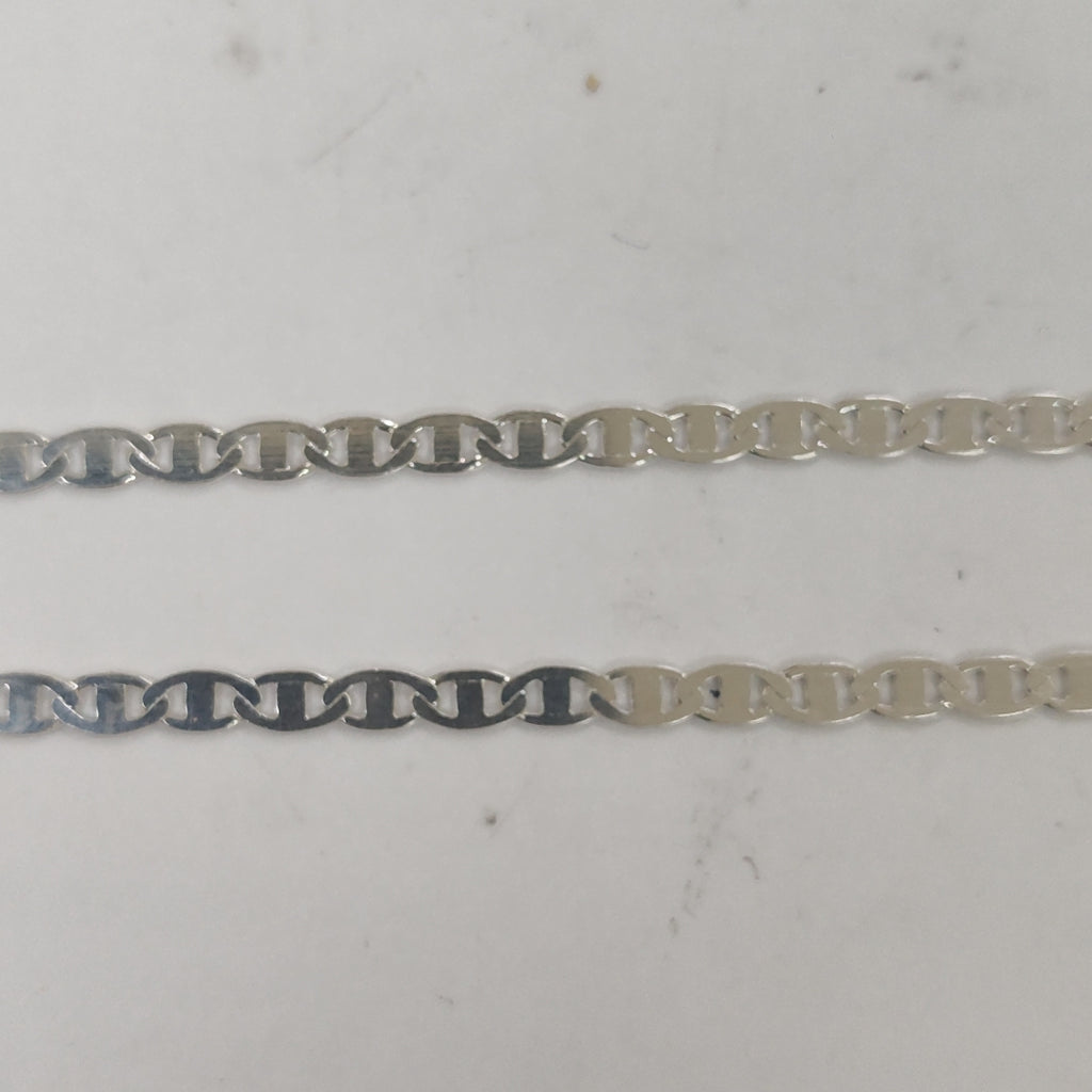CADENA TEJIDO GUCHI PLATA .925 55 CM 8.7 GR (NUEVO)