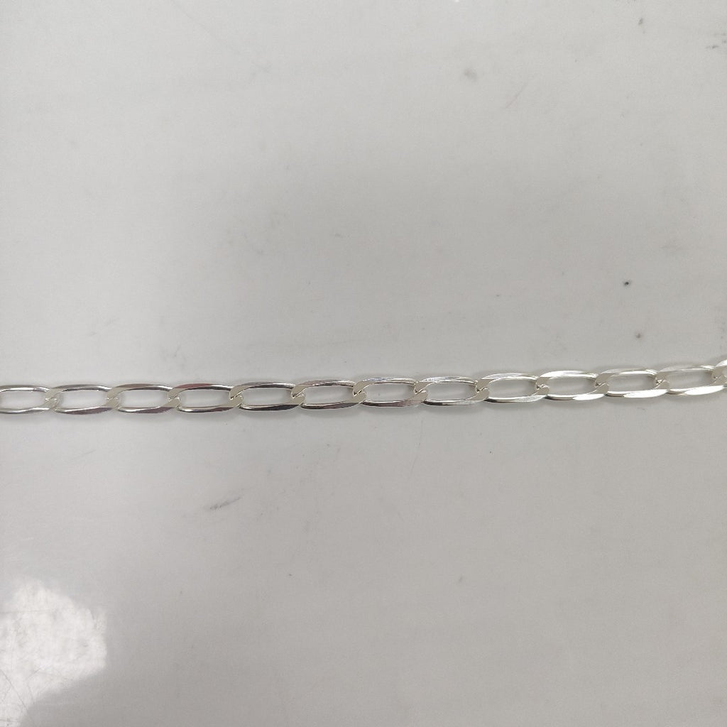 CADENA TEJIDO ESLABONES PLATA .925 60 CM 11.1 GR (NUEVO)