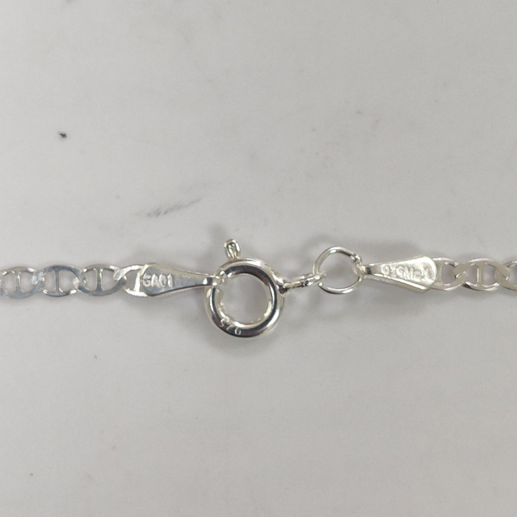 CADENA TEJIDO GUCHI PLATA .925 60 CM 4 GR (NUEVO)