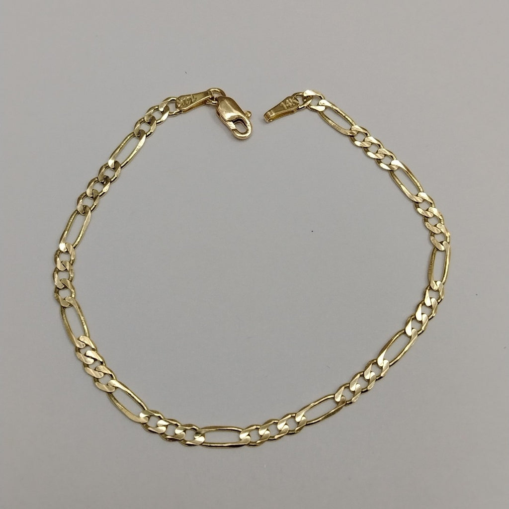 PULSERAS 3X1 ORO 14K 18 CM 2.8 GR (NUEVO)