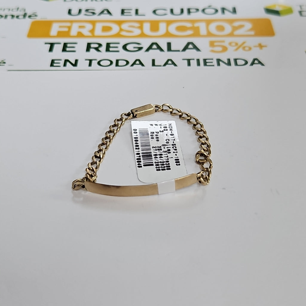 ESCLAVA ORO 14 K 4.1 GRMS (SEMINUEVO)