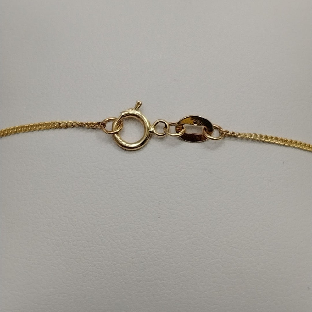 PULSERAS TEJIDO ESPECIAL C/DIJE ORO 10K 18 CM 1.7 GR (NUEVO)