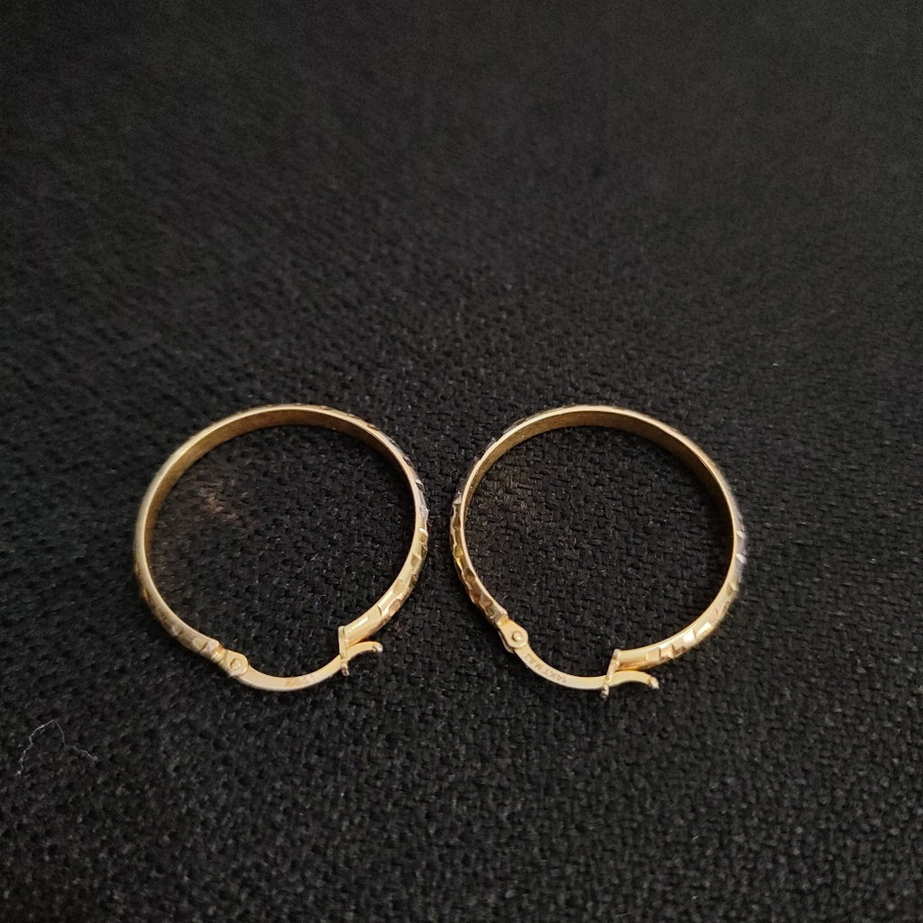 ARRACADAS PAR ORO 14 K 2.6 GRMS (SEMINUEVO)