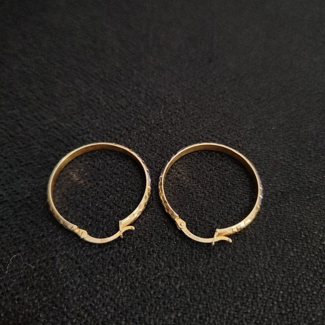 ARRACADAS PAR ORO 14 K 2.6 GRMS (SEMINUEVO)