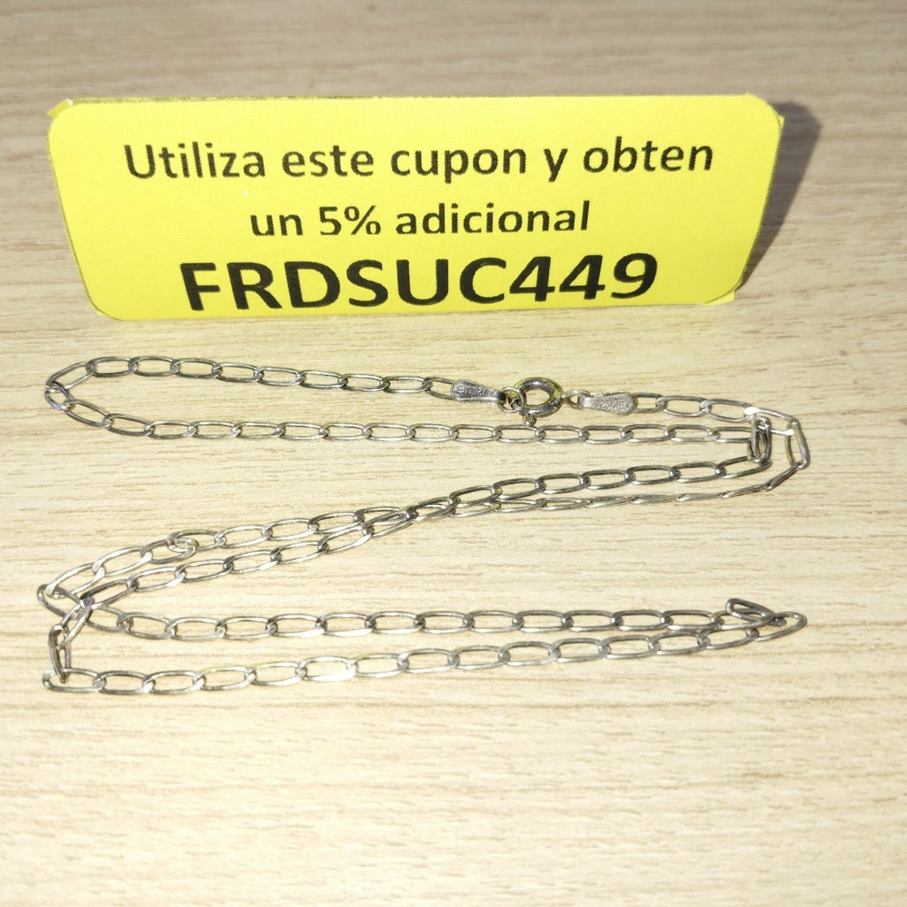 CADENA PLATA 3.6 GRMS (SEMINUEVO)