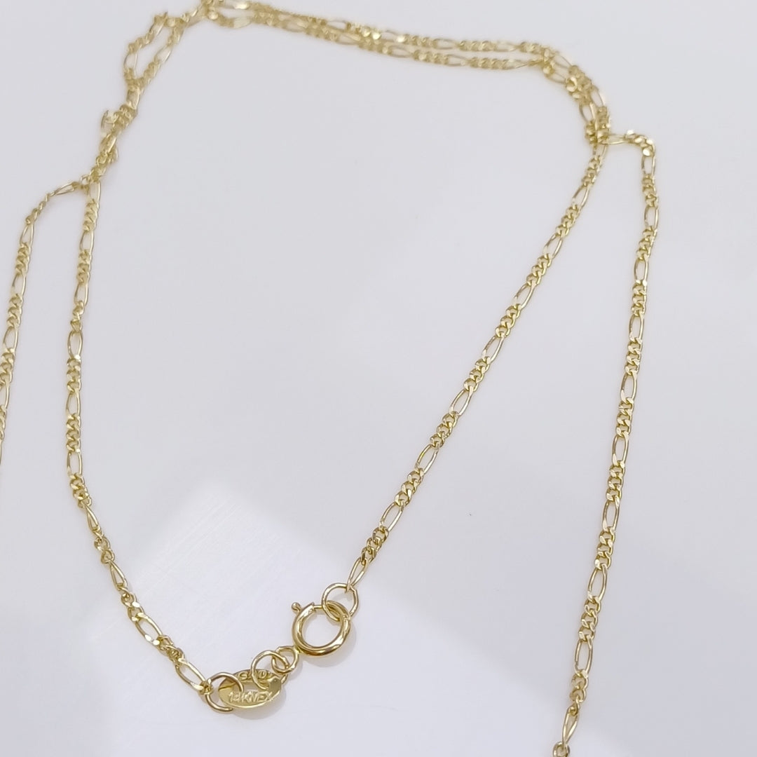 CADENAS TEJIDO 3X1 ORO 14K 55 CM 2.6 GR (NUEVO)