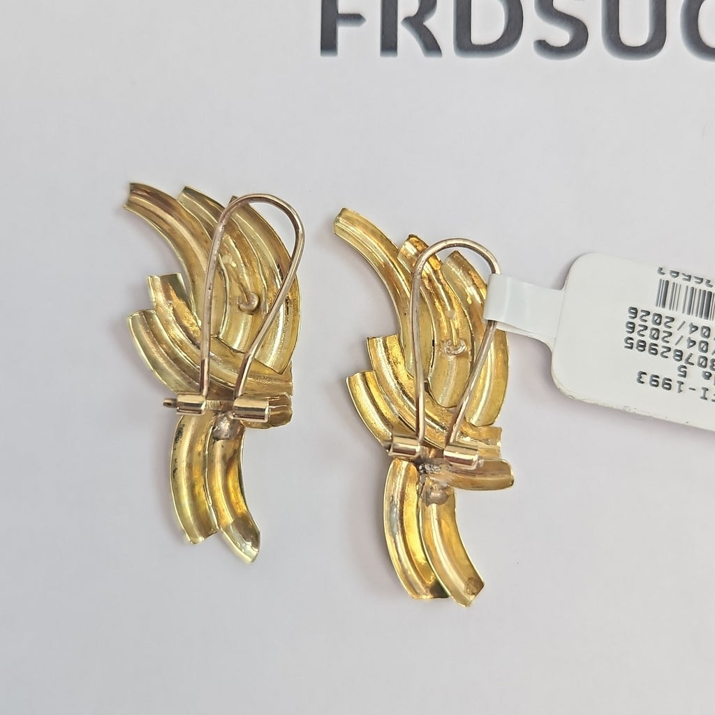 ARETES PAR ORO 14 K 6,30 GRMS (SEMINUEVO)