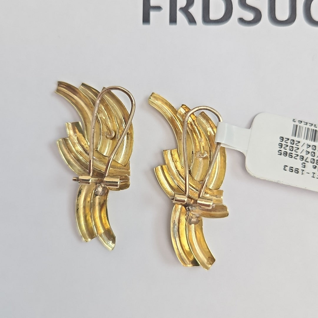 ARETES PAR ORO 14 K 6,30 GRMS (SEMINUEVO)