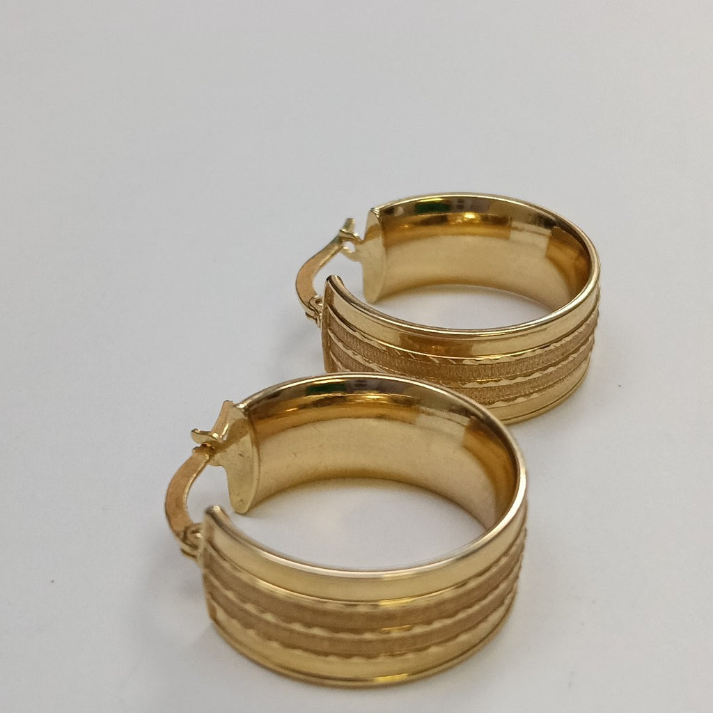 ARRACADAS PAR ORO 14 K 3.2 GRMS (SEMINUEVO)
