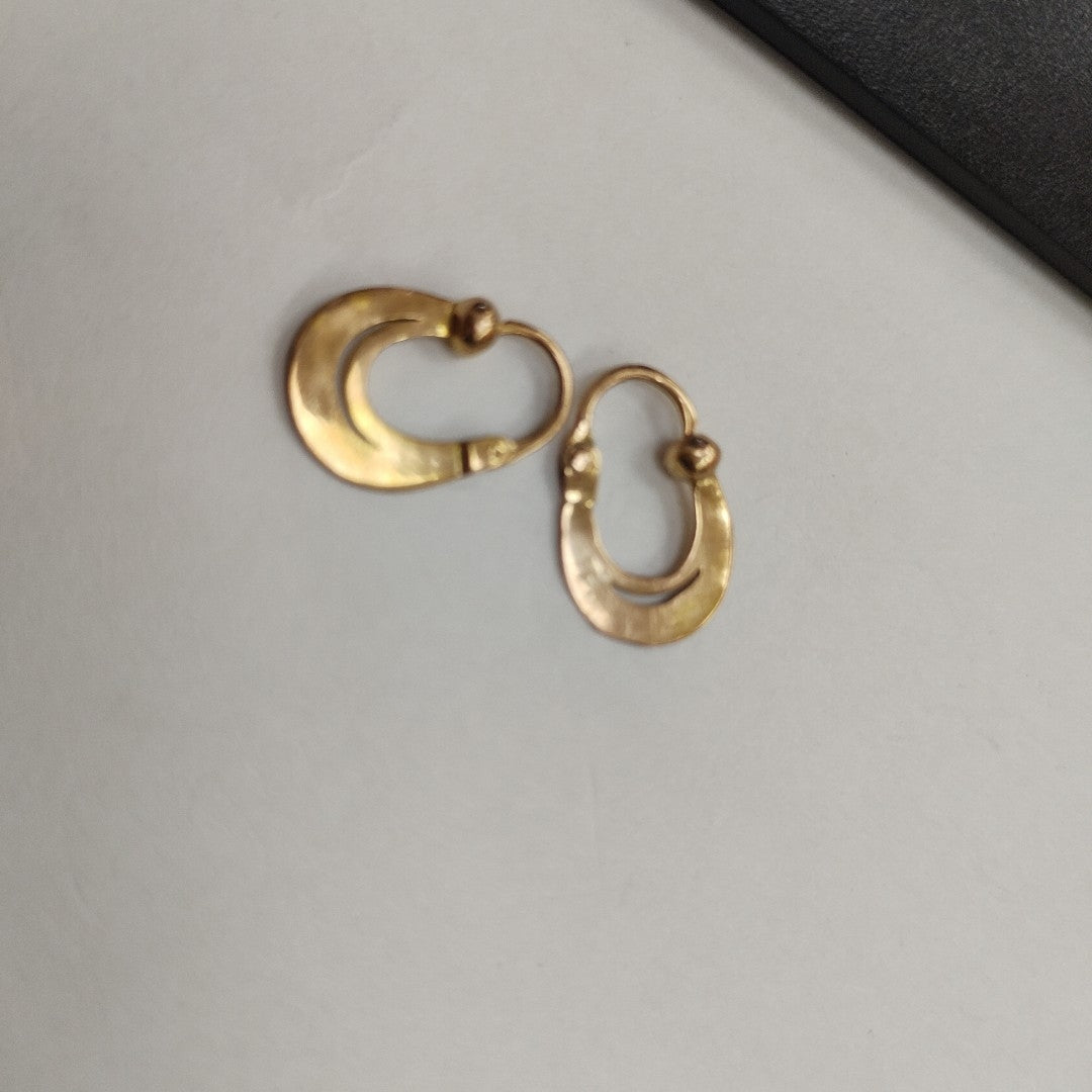 ARETES PAR ORO 8 K 1.1 GRMS (SEMINUEVO)
