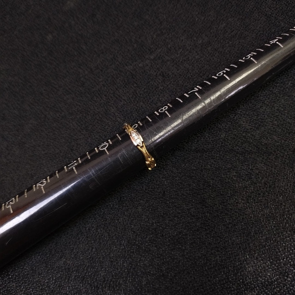 ANILLITO ORO COMBINADO 14 K 2 GRMS (SEMINUEVO)