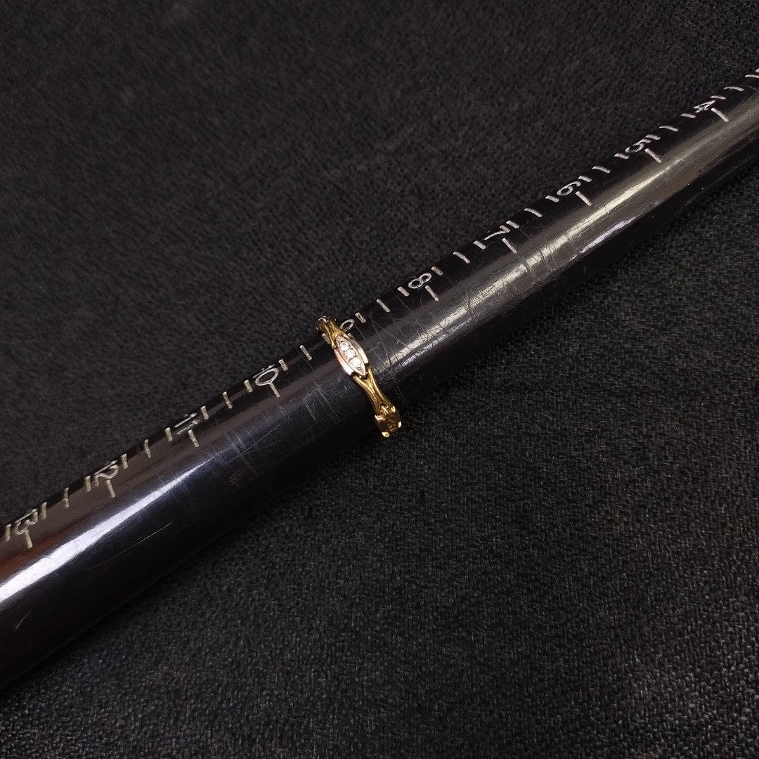 ANILLITO ORO COMBINADO 14 K 2 GRMS (SEMINUEVO)