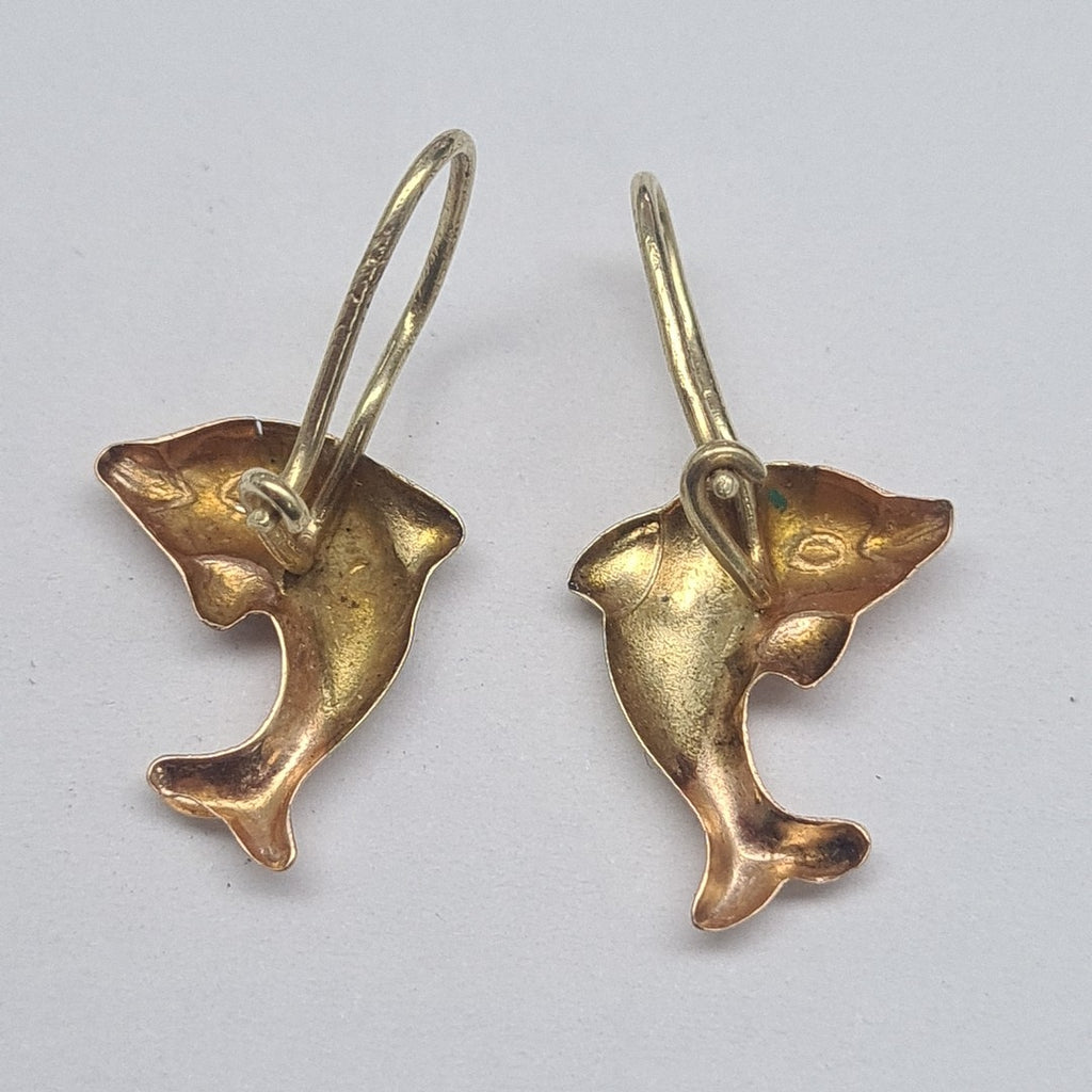 ARETES PAR ORO 14 K 1.3 GRMS (SEMINUEVO)