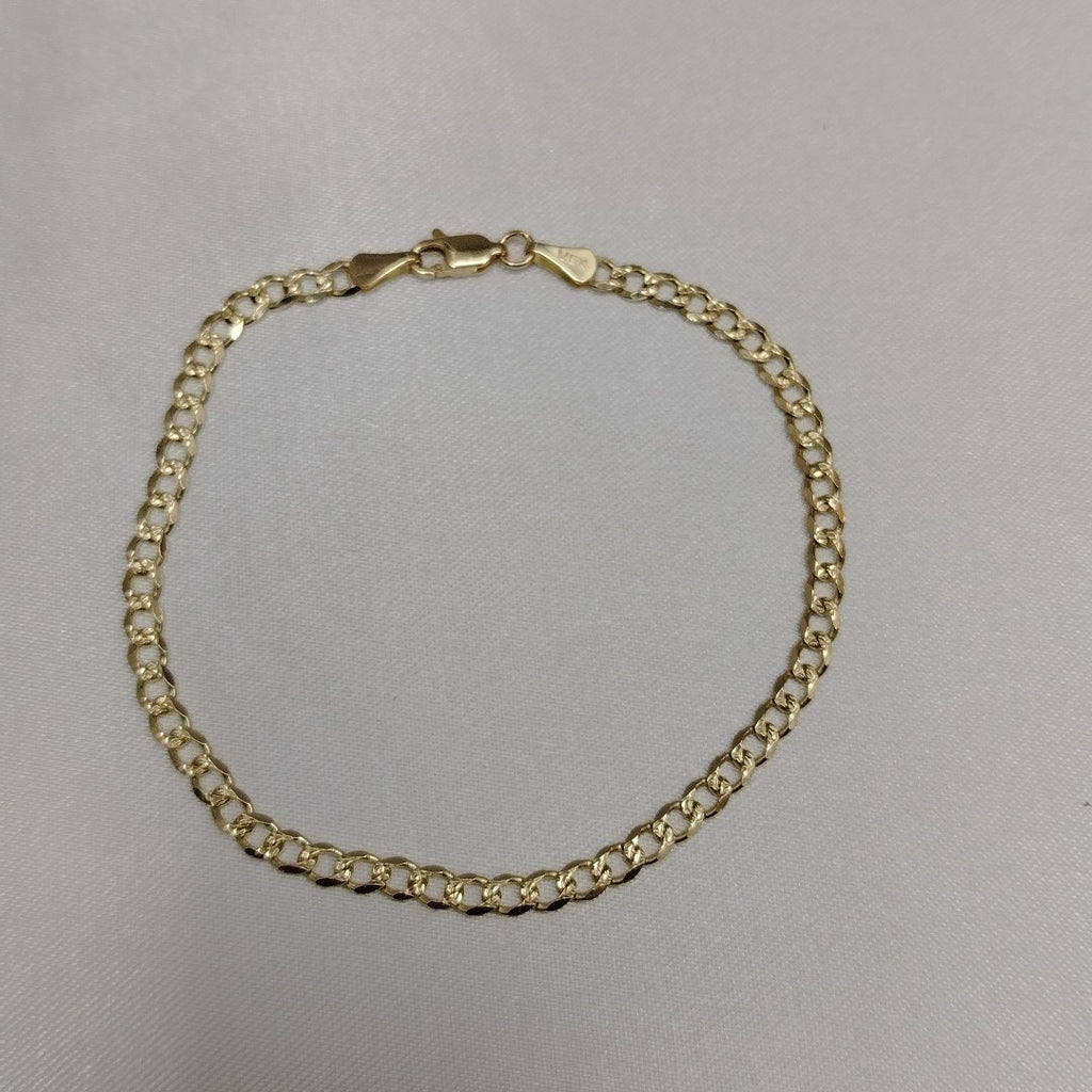 PULSERAS BARBADA ORO 14K 21 CM 5.3 GR (NUEVO)