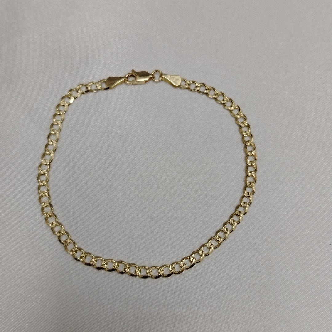 PULSERAS BARBADA ORO 14K 21 CM 5.3 GR (NUEVO)