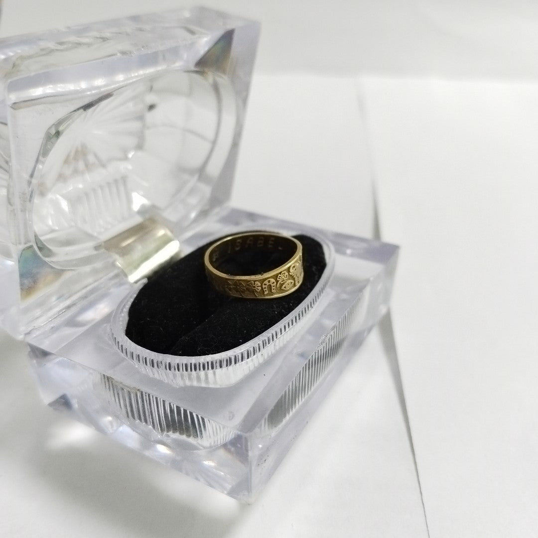 ARGOLLA DE LA SUERTE ORO 14 K 2,50 GRMS (SEMINUEVO)