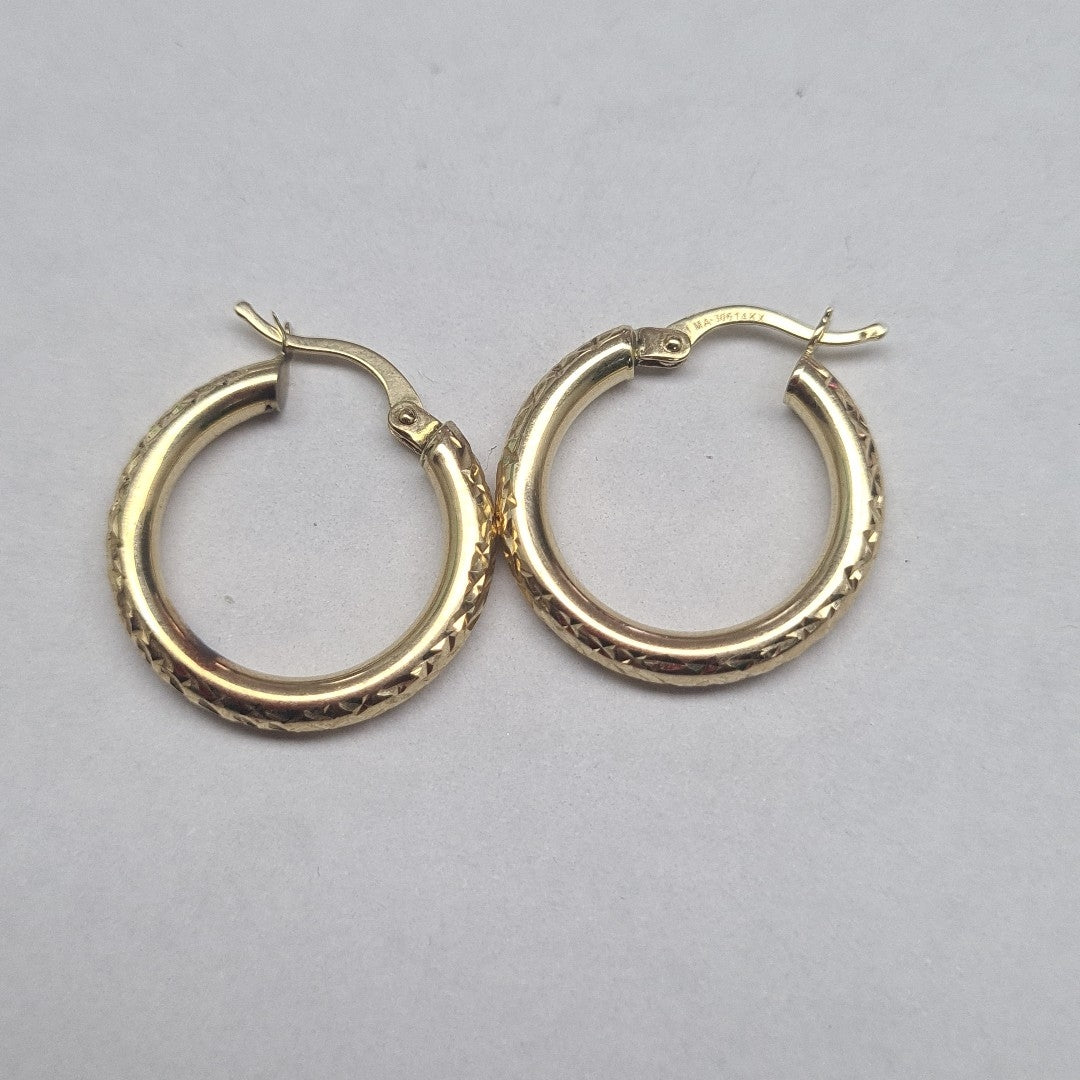 ARRACADAS PAR ORO 14 K 4,00 GRMS (SEMINUEVO)