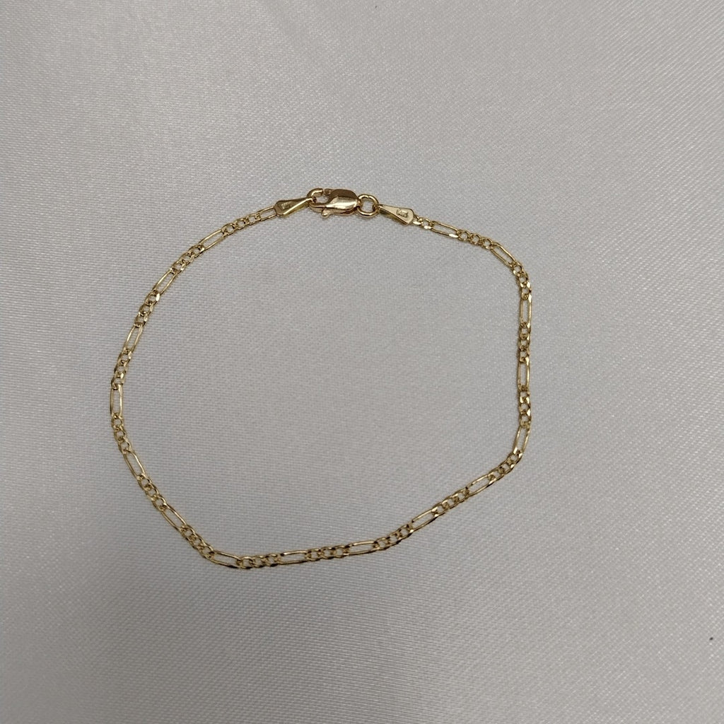 PULSERAS 3X1 ORO 14K 18 CM 1.5 GR (NUEVO)