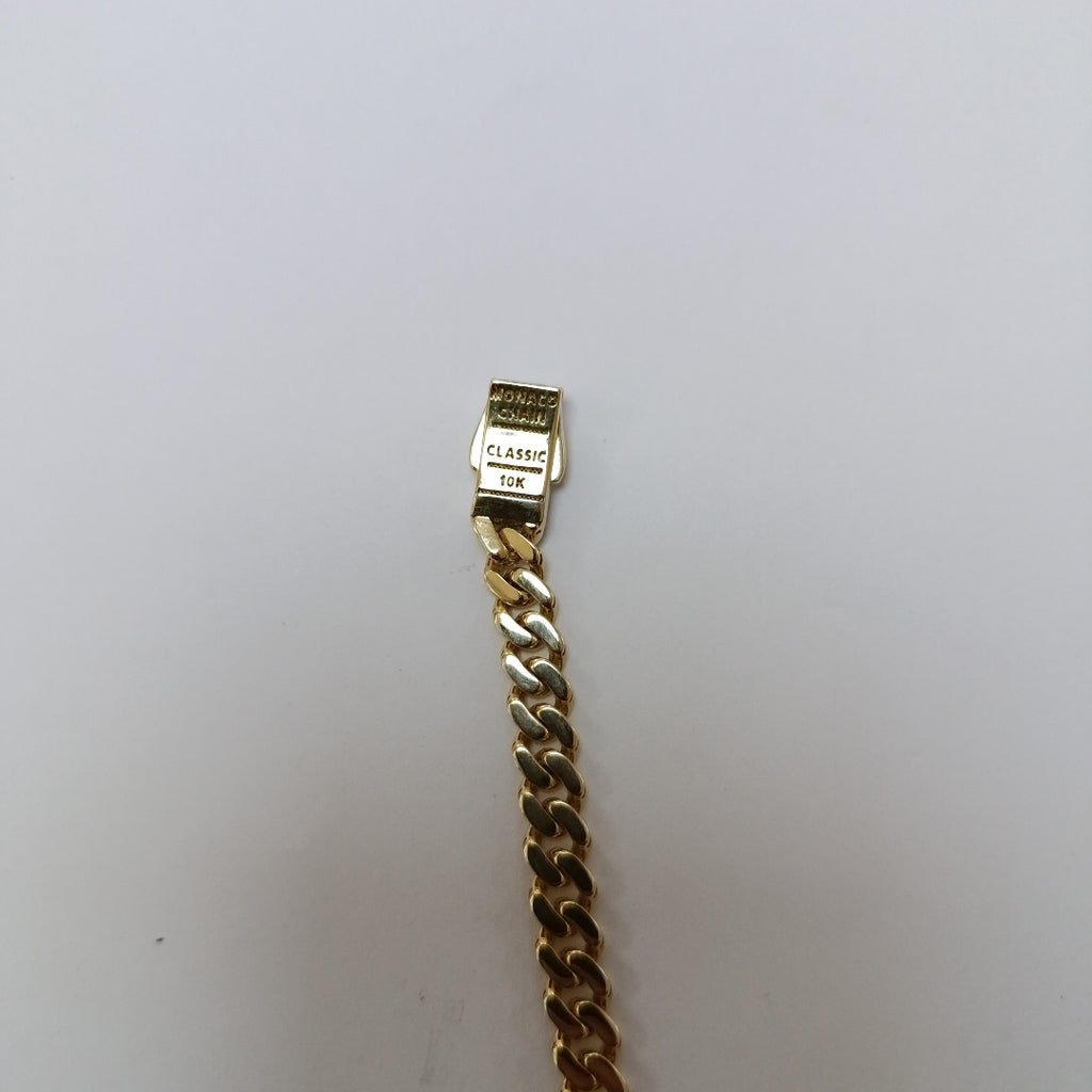 PULSERA MONACO ORO 10K 6.6 (NUEVO)