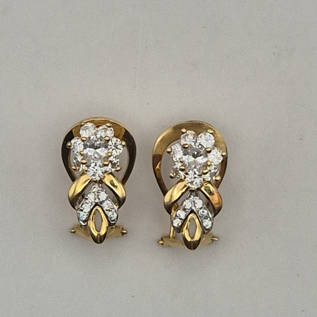 ARETES PAR ORO 14 K 5,10 GRMS (SEMINUEVO)