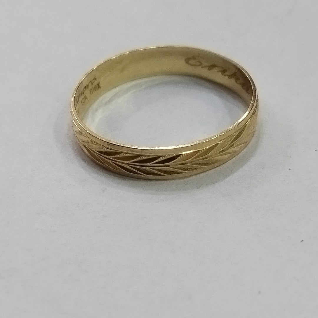 ARGOLLA ORO 10 K 1.2 GRMS (SEMINUEVO)
