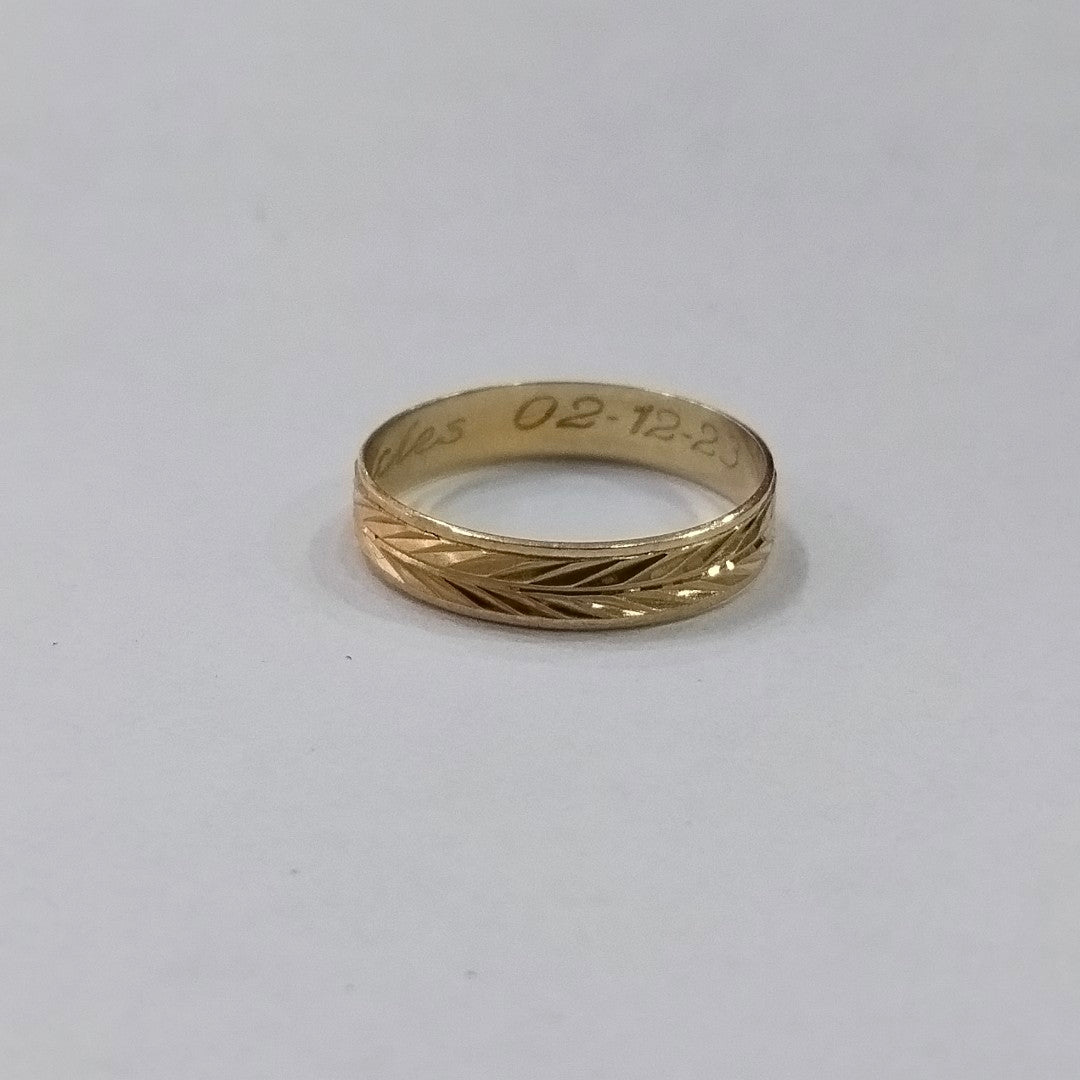 ARGOLLA ORO 10 K 1 GRMS (SEMINUEVO)