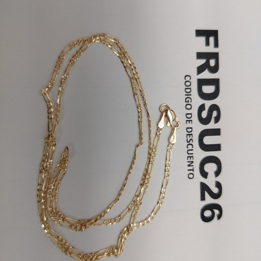 CADENAS 3X1 ORO 14K 55 CM 3.7 GR (NUEVO)