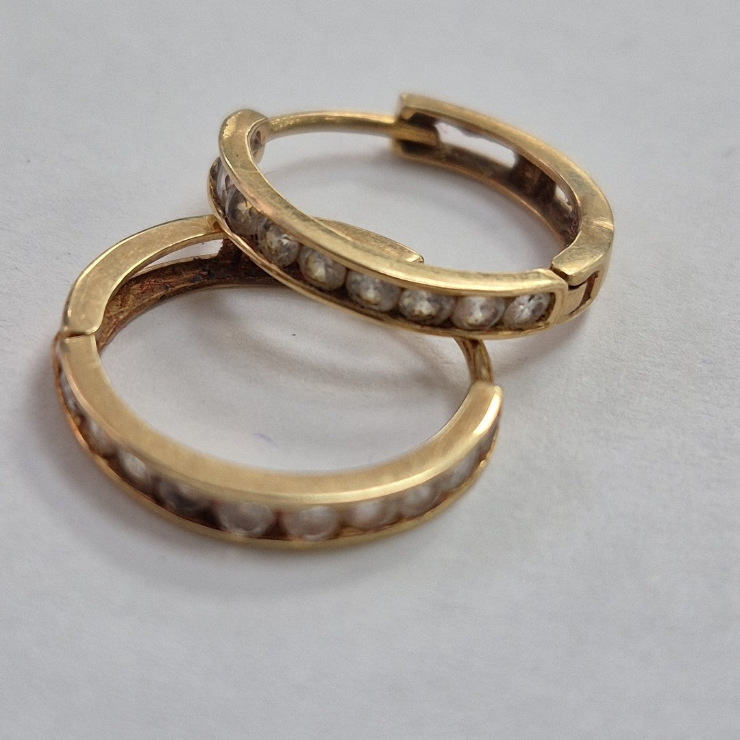 ARETES PAR ORO 10 K 2,10 GRMS (SEMINUEVO)