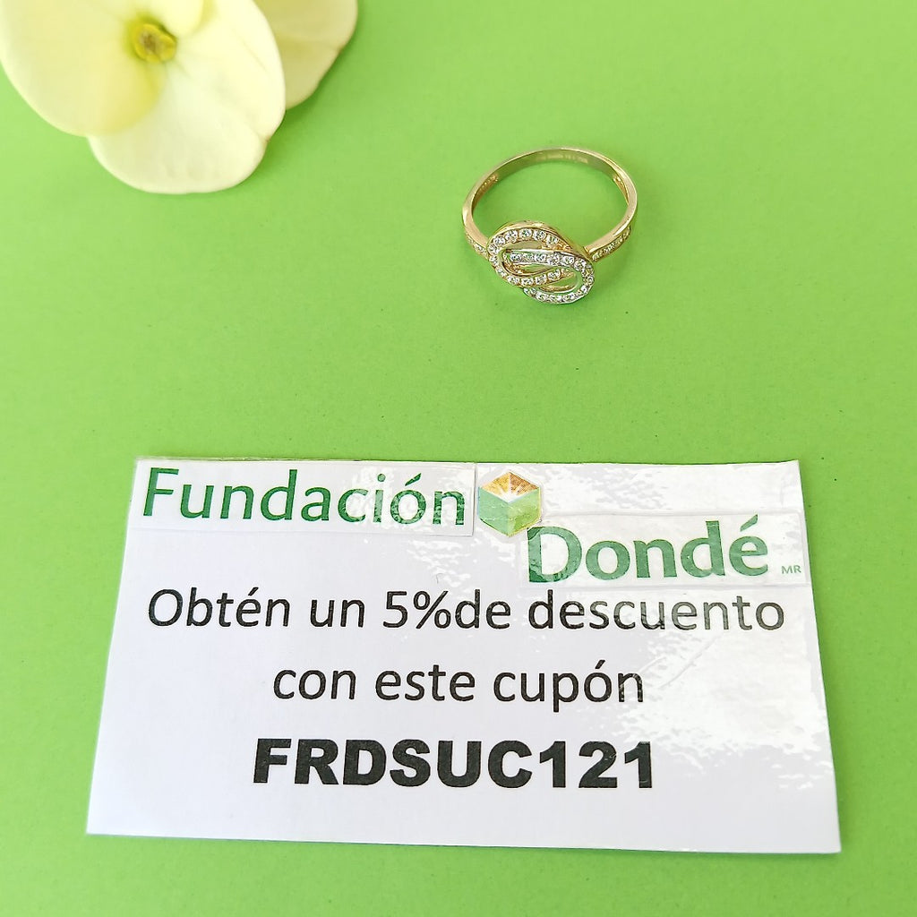 ANILLOS DAMA ORO 10K 2 (NUEVO)