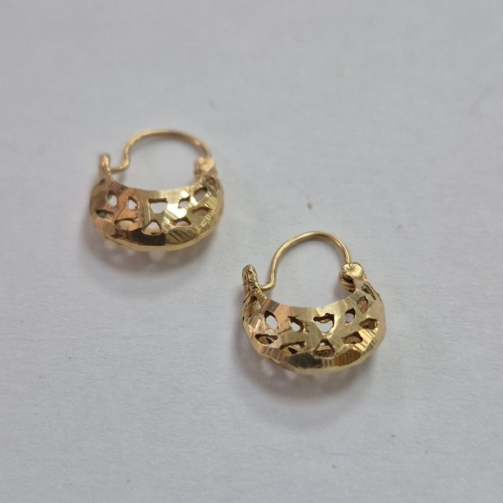 ARETES PAR ORO 14 K 1,70 GRMS (SEMINUEVO)