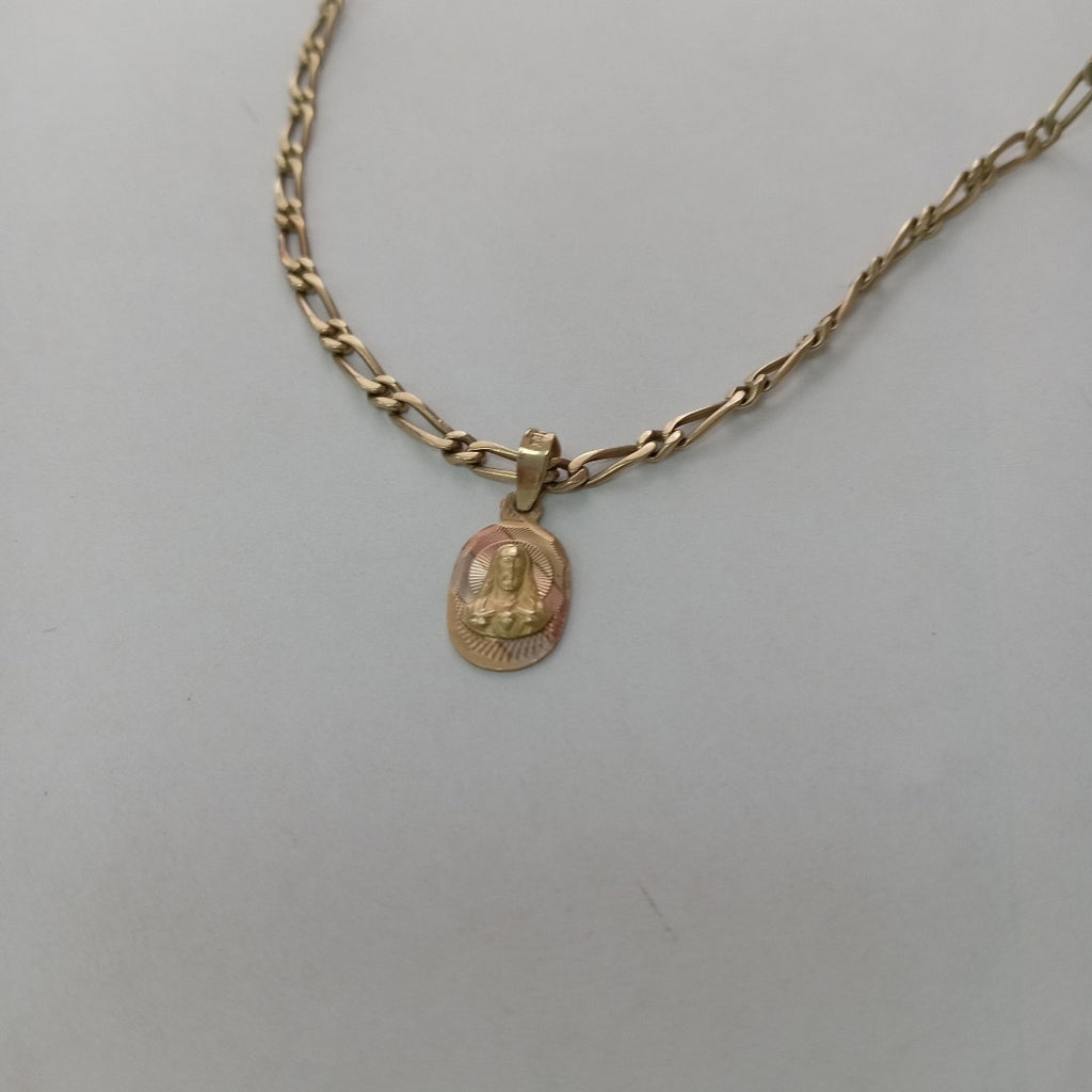 CADENA, DIJE ORO 10 K 13.5 GRMS (SEMINUEVO)