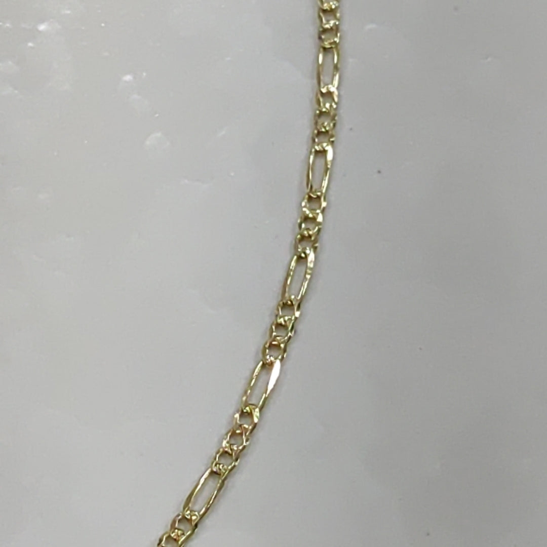 CADENAS 3X1 ORO 14K 55 CM 3.9 GR (NUEVO)
