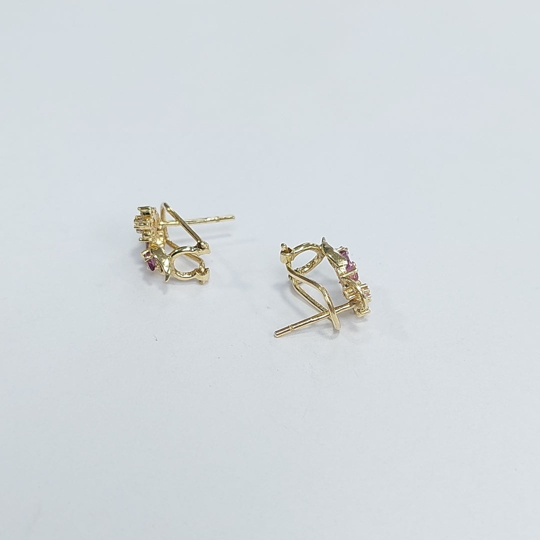 ARETES PAR ORO 14 K 2.8 GRMS (SEMINUEVO)