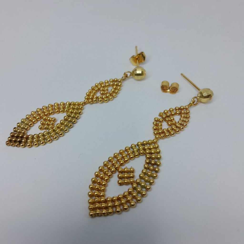 ARETES PAR ORO 14 K 6.3 GRMS (SEMINUEVO)