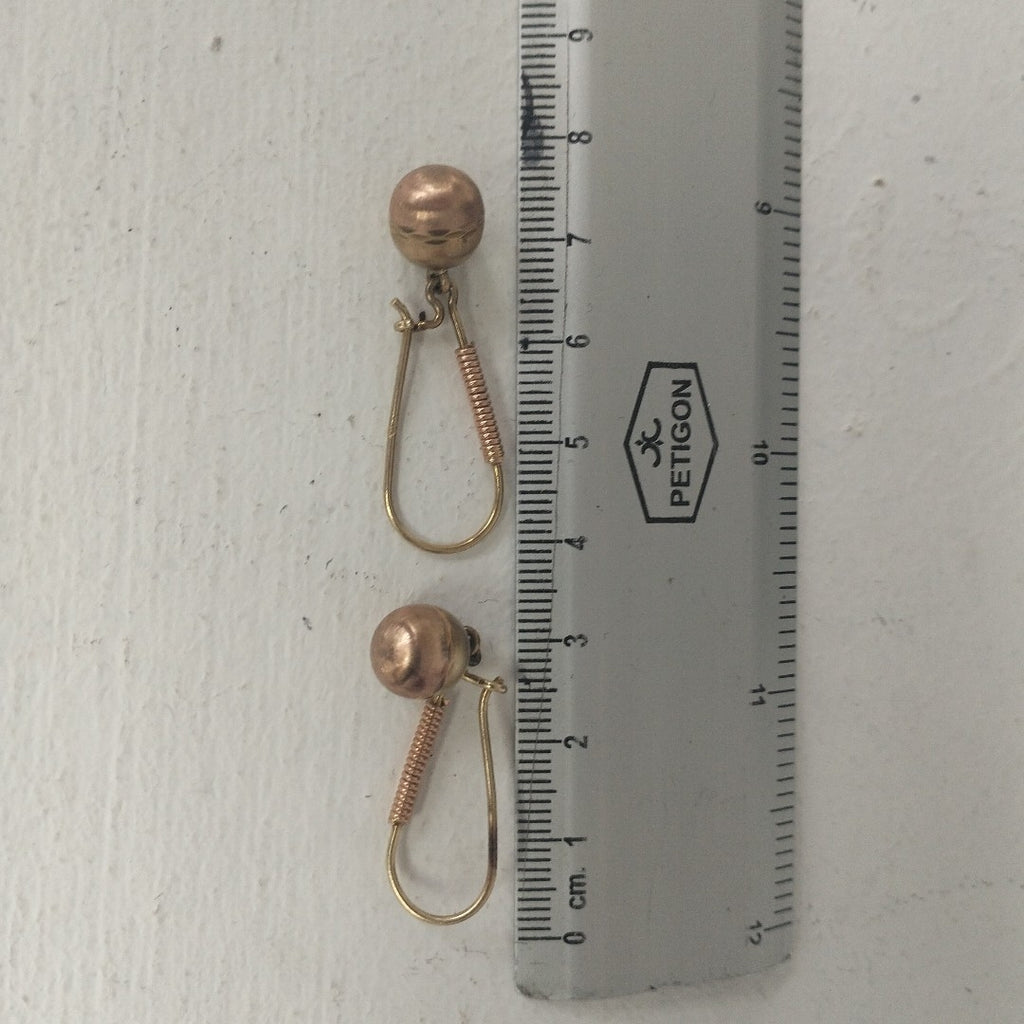 ARETES PAR ORO 10 K 3.3 GRMS (SEMINUEVO)