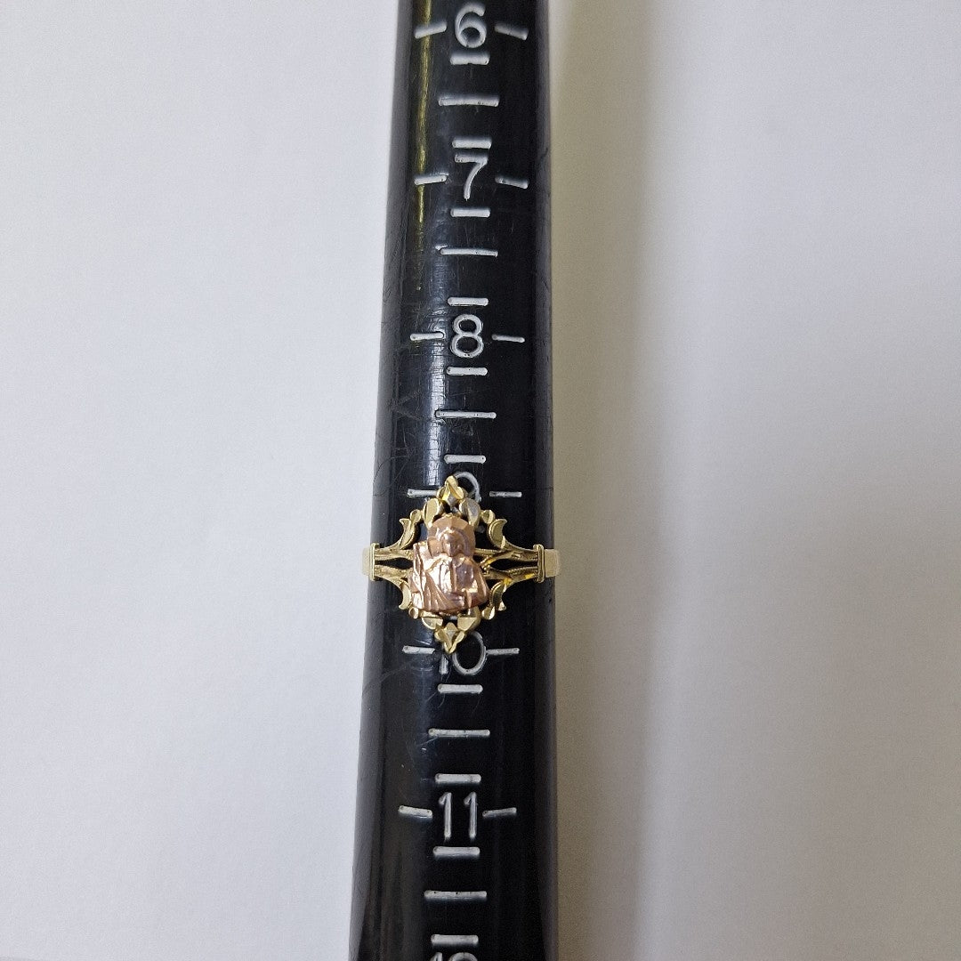 ANILLITO ORO, ORO COMBINADO 10 K 1.8 GRMS (SEMINUEVO)