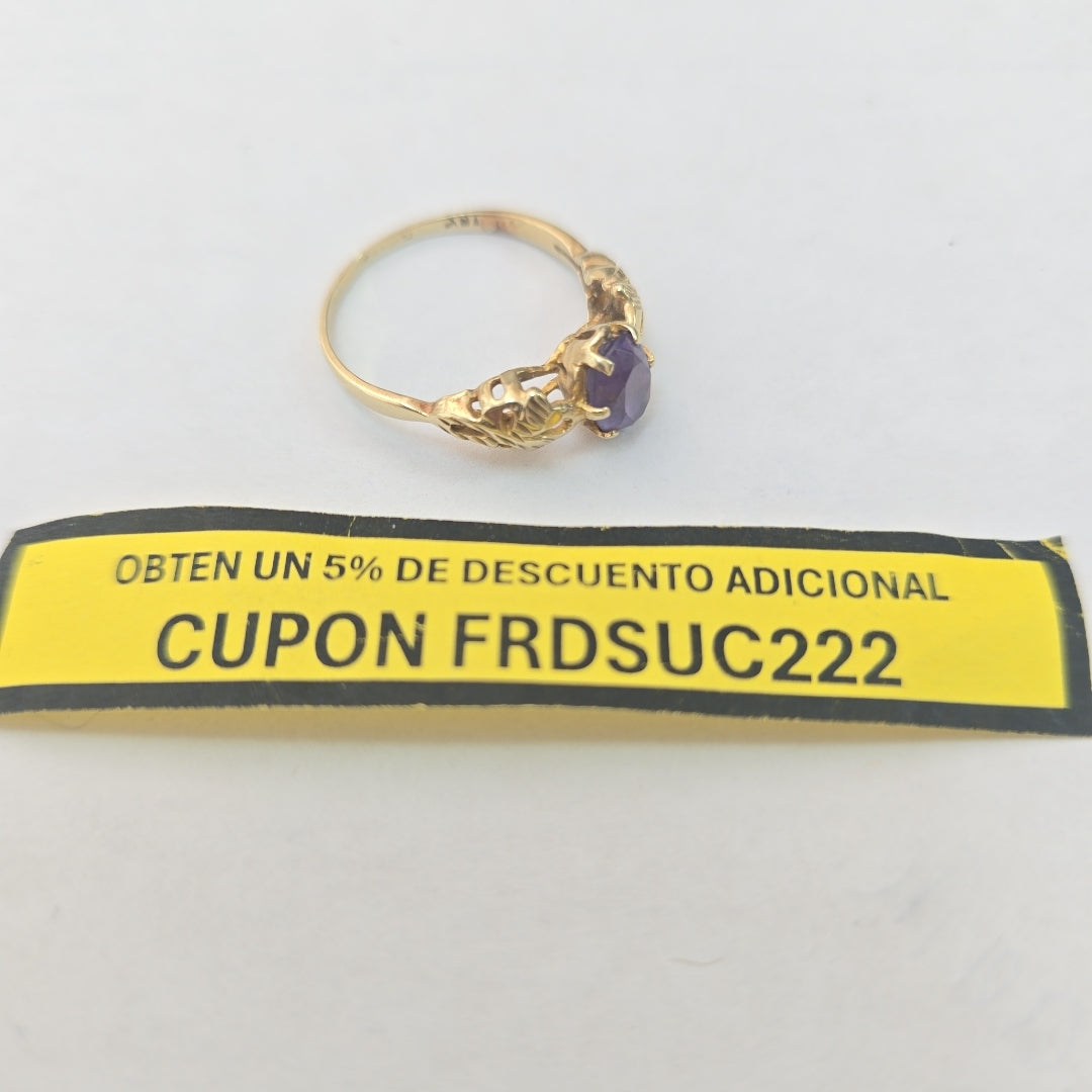 ANILLO ORO 10 K 2,60 GRMS (SEMINUEVO)