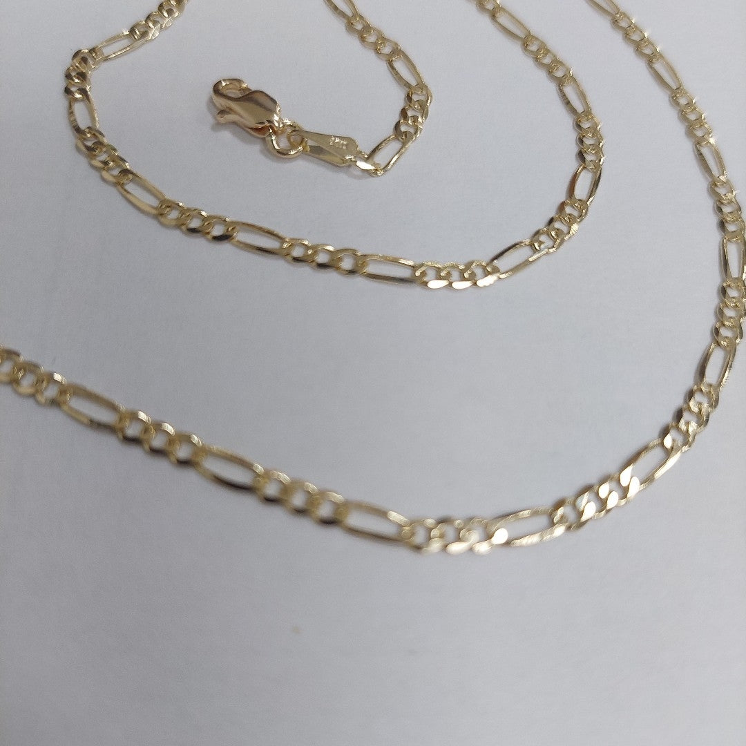 CADENAS 3X1 ORO 14K 55 CM 4.6 GR (NUEVO)