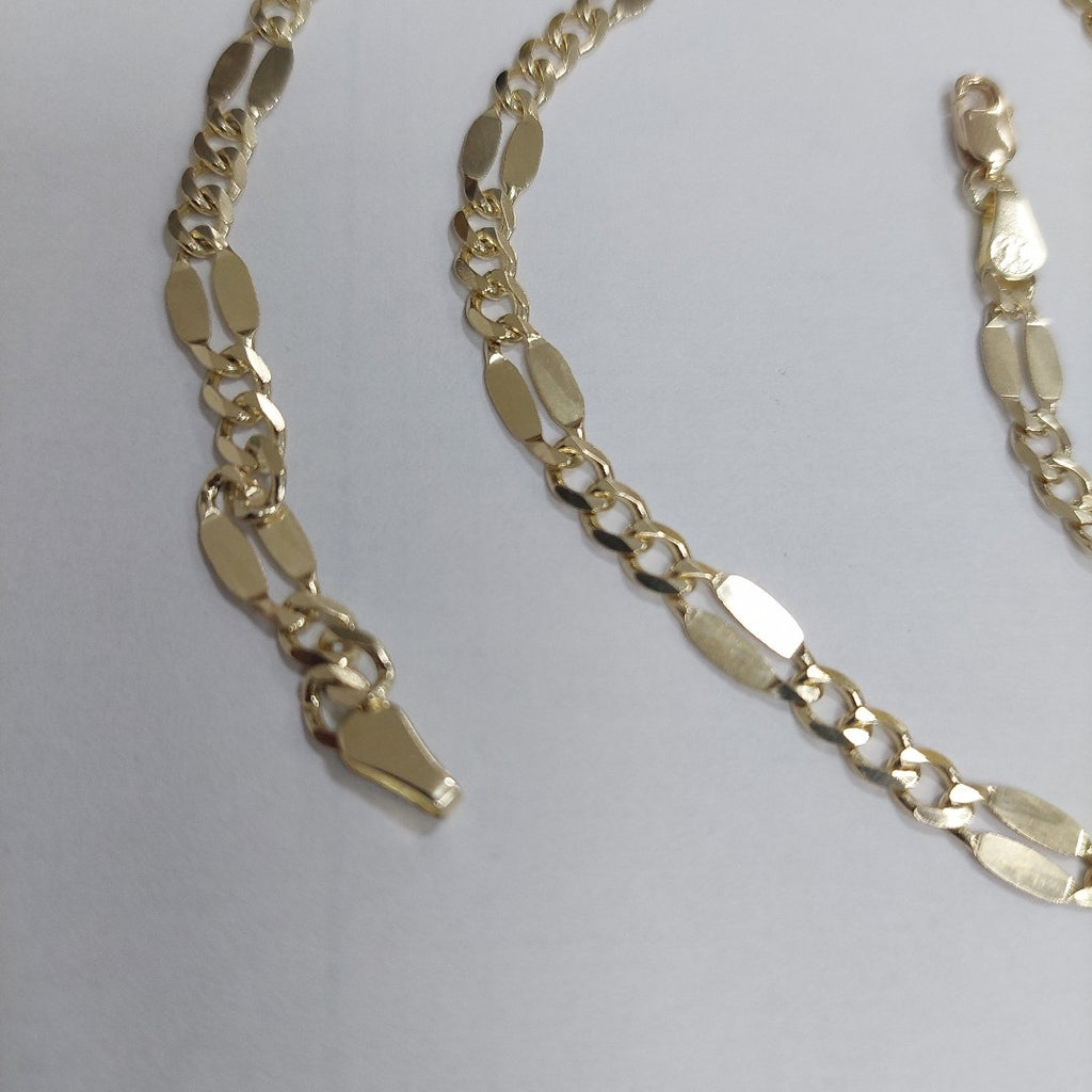 CADENAS TEJIDO ESPECIAL ORO 10K 55 CM 10.9 GR (NUEVO)