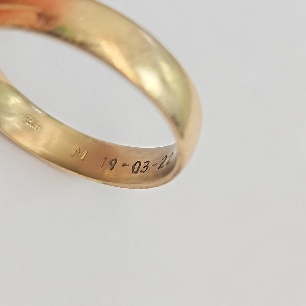 ARGOLLA ORO 10 K 4.7 GRMS (SEMINUEVO)