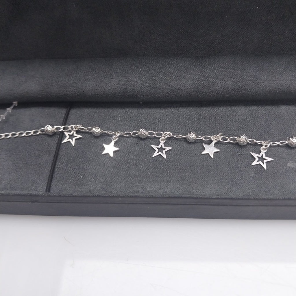 PULSERA TEJIDO ESPECIAL PLATA .925 18 CM 3.1 GR (NUEVO)
