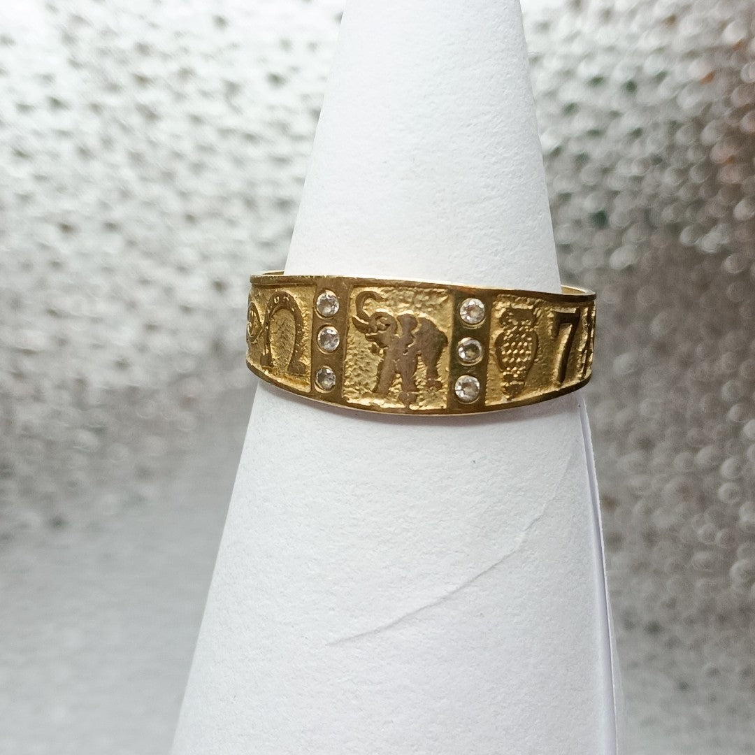 ANILLO ORO 10 K 3.7 GRMS (SEMINUEVO)